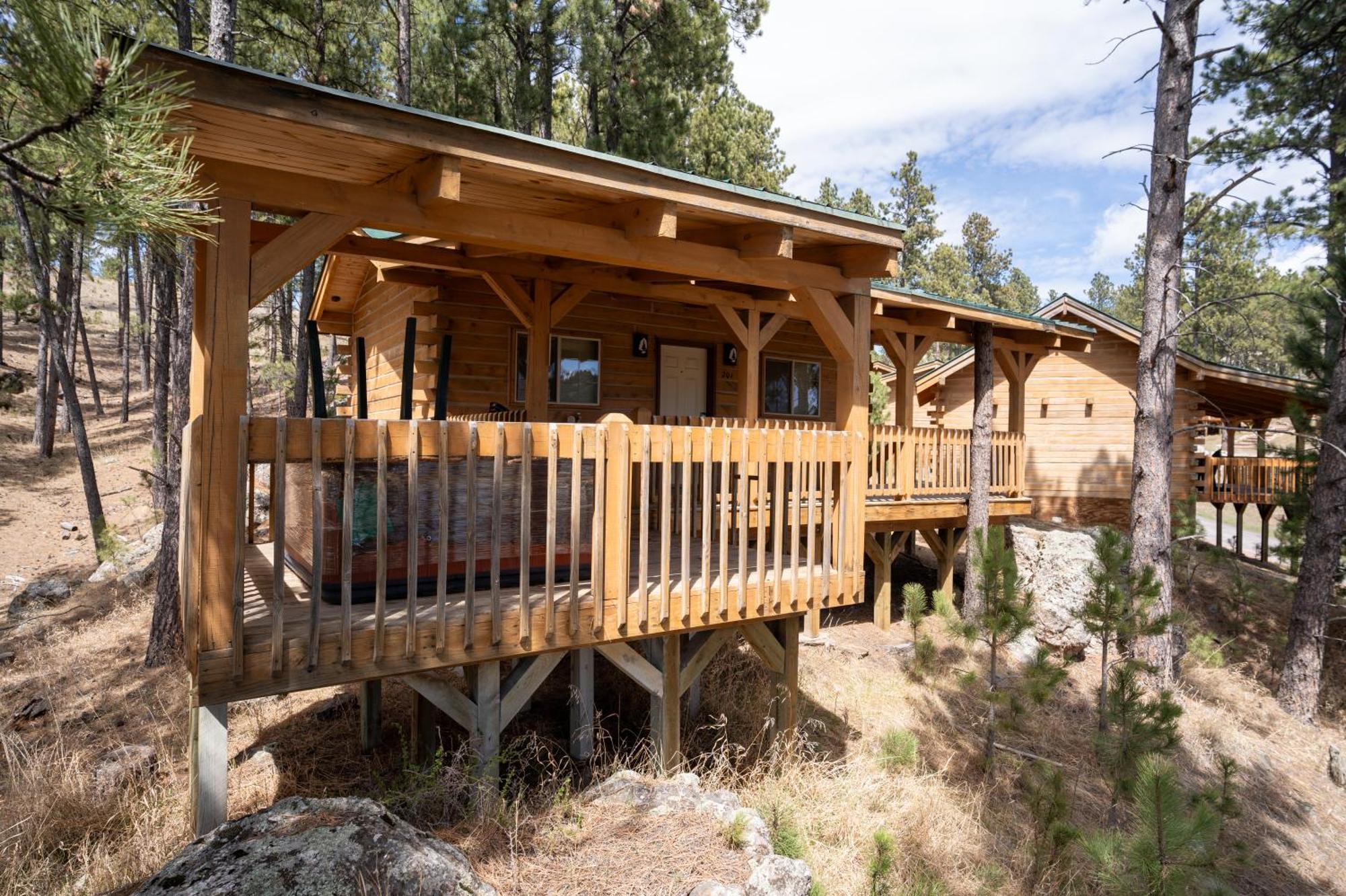 Rock Crest Lodge & Cabins Custer Exterior foto